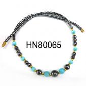 Assorted Colored Opal Beads Hematite Beads Stone Chain Choker Fashion Women Necklace